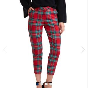 Vineyard Vines Red Plaid Trousers